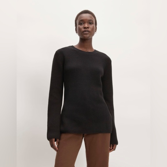 NWT Everlane The Organic Cotton Slim Crew Sweater - Picture 1 of 12